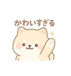 癒しのもちふわ豆柴スタンプ（個別スタンプ：22）