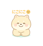 癒しのもちふわ豆柴スタンプ（個別スタンプ：28）