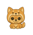 チワワちゃんの日常《着ぐるみ》（個別スタンプ：1）