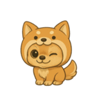 チワワちゃんの日常《着ぐるみ》（個別スタンプ：4）