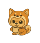 チワワちゃんの日常《着ぐるみ》（個別スタンプ：6）