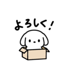シンプルいぬくん日常スタンプ（個別スタンプ：14）