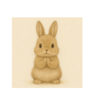 2頭身シリーズ｜もふもふうさぎ vol.1（個別スタンプ：11）