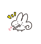 笛ウサギ（個別スタンプ：4）
