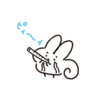 笛ウサギ（個別スタンプ：5）