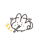 笛ウサギ（個別スタンプ：8）