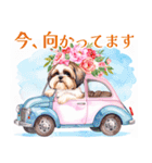 水彩感じるスタンプ シーズー（個別スタンプ：20）