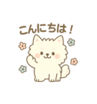 白ポメ＊もふもふ日常スタンプ（個別スタンプ：7）
