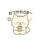白ポメ＊もふもふ日常スタンプ（個別スタンプ：11）