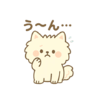 白ポメ＊もふもふ日常スタンプ（個別スタンプ：34）