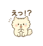 白ポメ＊もふもふ日常スタンプ（個別スタンプ：35）