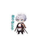 白銀のサムライ（個別スタンプ：14）