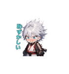 白銀のサムライ（個別スタンプ：33）