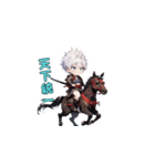 白銀のサムライ（個別スタンプ：40）