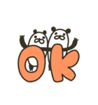 ゆるり⭐︎パンダ（個別スタンプ：1）