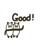 ゆるり⭐︎パンダ（個別スタンプ：3）