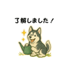シベリアンハスキー犬のやさしい敬語（個別スタンプ：6）