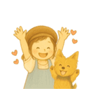 犬とわたし 〜ヨーキーのいる暮らし〜（個別スタンプ：17）