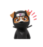 ずーっと使える忍者犬3D（個別スタンプ：3）