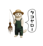 面白にゃんこ(釣り)（個別スタンプ：11）