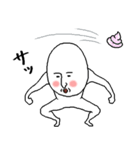 白いおっちゃん 9 (シンプル効果音)（個別スタンプ：1）