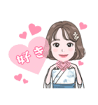 アオザイ Anna 2025Summer-（個別スタンプ：5）