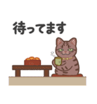 ちょっとワイルドなネコさん（個別スタンプ：14）
