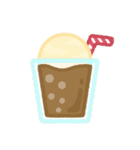 アイスクリーム♪もこもこスタンプデコ（個別スタンプ：35）