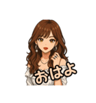 代表取乱役ももちゃん4（個別スタンプ：3）