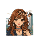 代表取乱役ももちゃん4（個別スタンプ：5）