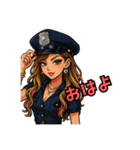 代表取乱役ももちゃん4（個別スタンプ：6）