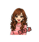 代表取乱役ももちゃん4（個別スタンプ：9）