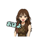 代表取乱役ももちゃん4（個別スタンプ：11）