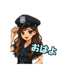 代表取乱役ももちゃん4（個別スタンプ：17）