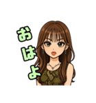 代表取乱役ももちゃん4（個別スタンプ：19）