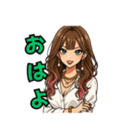 代表取乱役ももちゃん4（個別スタンプ：25）