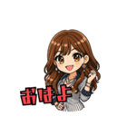 代表取乱役ももちゃん4（個別スタンプ：27）
