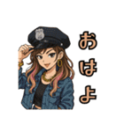 代表取乱役ももちゃん4（個別スタンプ：31）