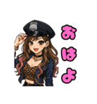 代表取乱役ももちゃん4（個別スタンプ：32）