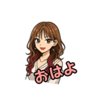 代表取乱役ももちゃん4（個別スタンプ：33）