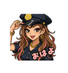 代表取乱役ももちゃん4（個別スタンプ：35）