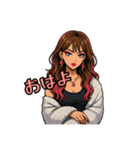 代表取乱役ももちゃん4（個別スタンプ：37）