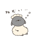 妊娠中のへんてこなひつじ（個別スタンプ：9）