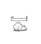 うさぎのきもち。〜私と何もしない日々〜（個別スタンプ：2）