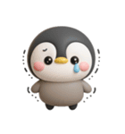 ペンギンのぺんぺん♡デカ文字リアクション（個別スタンプ：25）