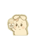 やさしいもごもごうさぎ（個別スタンプ：5）