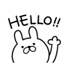 つかいやすいうさぎです。あぢ〜（個別スタンプ：35）