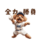野球少年トイプードルの日常スタンプ（個別スタンプ：16）