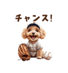 野球少年トイプードルの日常スタンプ（個別スタンプ：30）