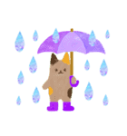 梅雨初夏の雨を楽しむ♡アレンジスタンプ（個別スタンプ：17）